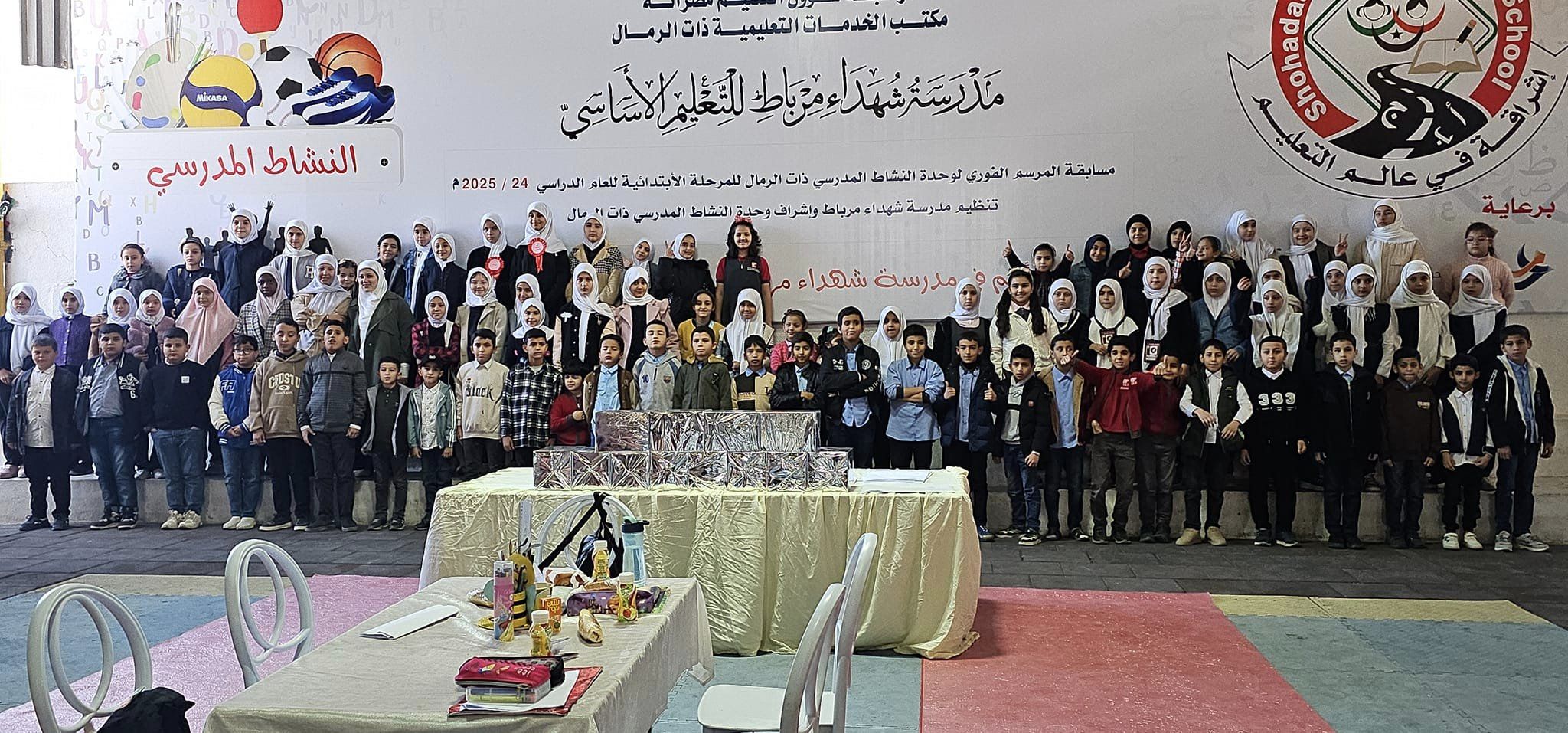 “اختتام مسابقة الرسم الفوري بمكتب تعليم ذات الرمال”