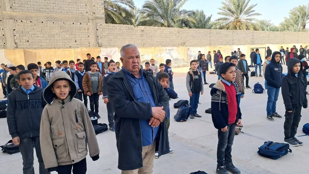 “مدير مكتب تعليم المحجوب يتابع سير الامتحانات النصفية بمدارس تعليم المحجوب”
