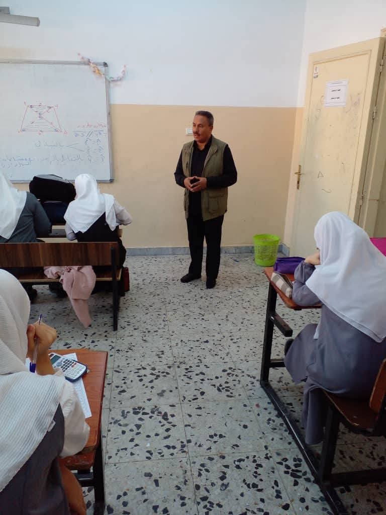“زيارة تفقدية لمتابعة سير الدراسة والامتحانات بالمدارس التابعة للمنطقة التعليمية ذات الرمال”